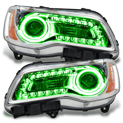 Oracle 11-14 Chrysler 300C SMD HL - Chrome - NON HID - DRL - w/o Controller