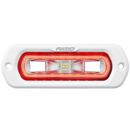SR-L Series Marine Spreader Pod 2 Wire Flush Mount White With Halo RIGID Industries