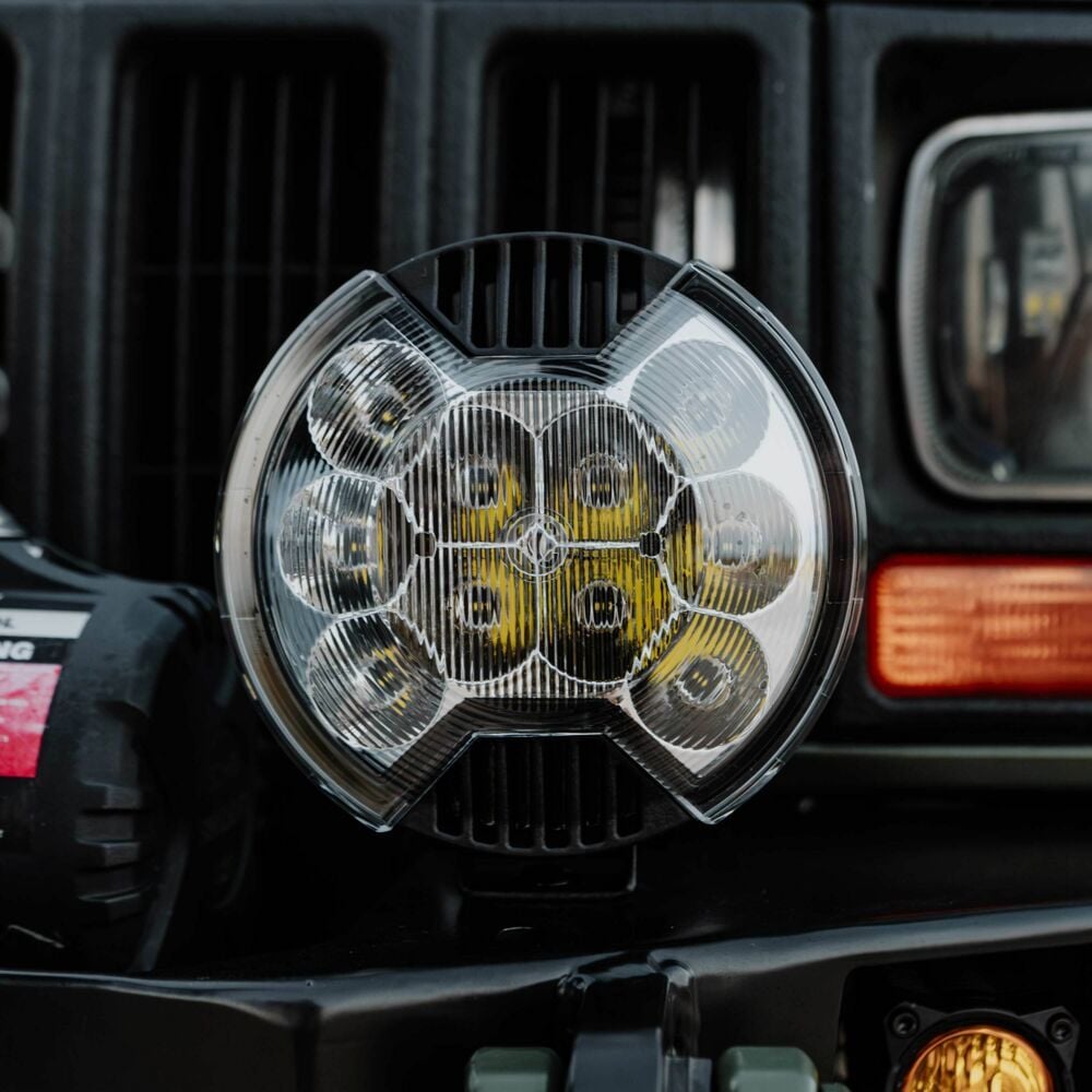 SlimLite 6 Inch Light Shield SAE Driving Beam KC HiLiTES
