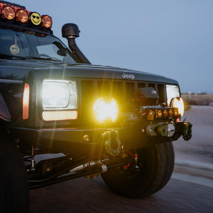 SlimLite 6 Inch Light Shield SAE Driving Beam KC HiLiTES