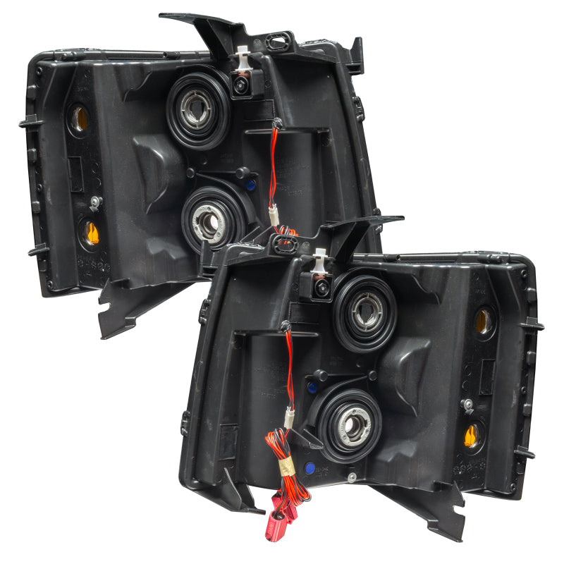 Oracle 07-13 Chevrolet Silverado SMD HL - Black - Round Style - ColorSHIFT