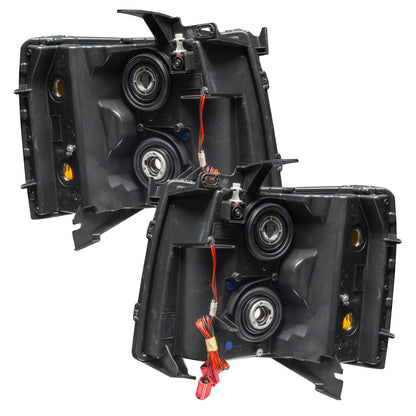 Oracle 07-13 Chevrolet Silverado SMD HL - Black - Round Style - ColorSHIFT