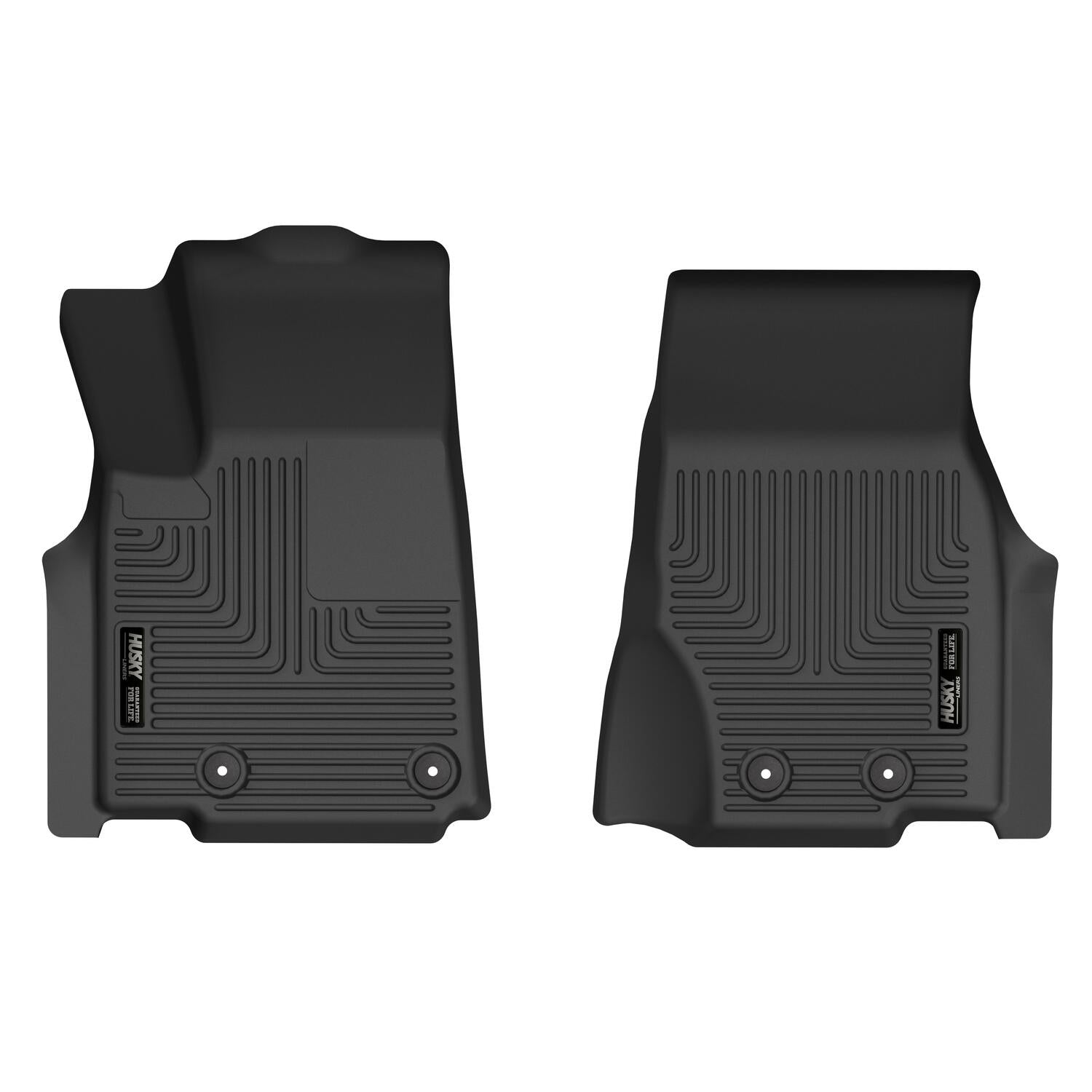 X-act Contour Front Floor Liners For 2021-2025 Jeep Grand Cherokee Husky Liners