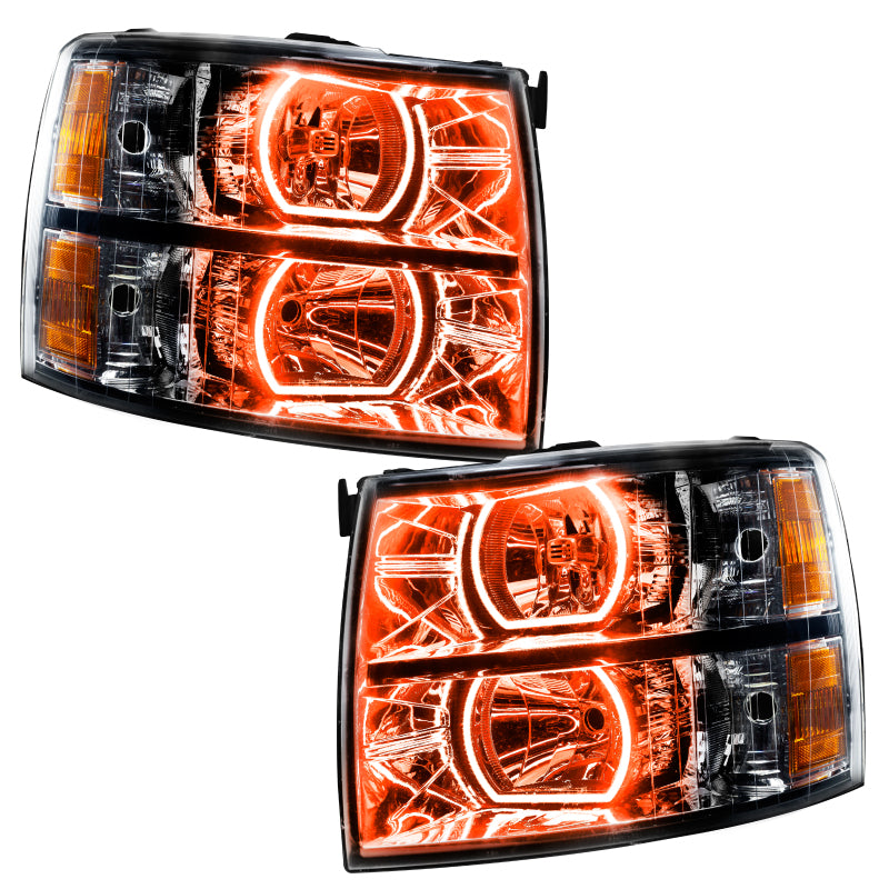 Oracle 07-13 Chevy Silverado SMD HL - Black - Square Style - w/ Simple Controller