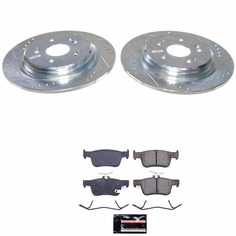 Power Stop 19-24 Acura RDX Rear Z23 Evolution Brake Kit