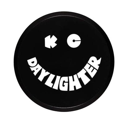 Head Light Cover 6 Inch Plastic Day Lighter Black/White Pair KC HiLiTES