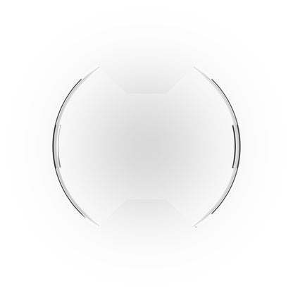 SlimLite 8 Inch LED Light Shield Clear KC HiLiTES