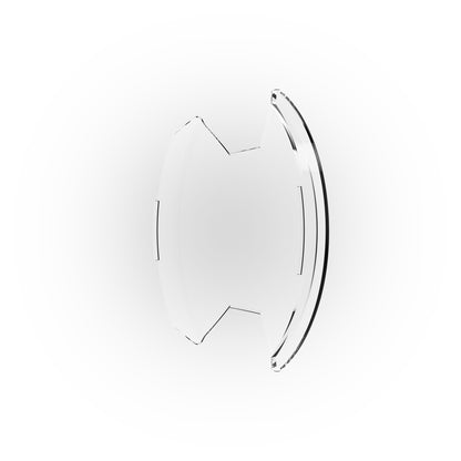 SlimLite 8 Inch LED Light Shield Clear KC HiLiTES