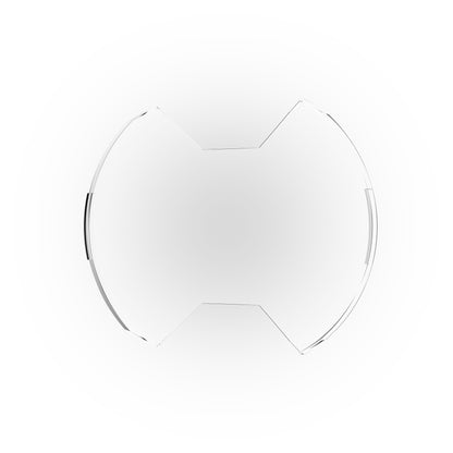 SlimLite 8 Inch LED Light Shield Clear KC HiLiTES