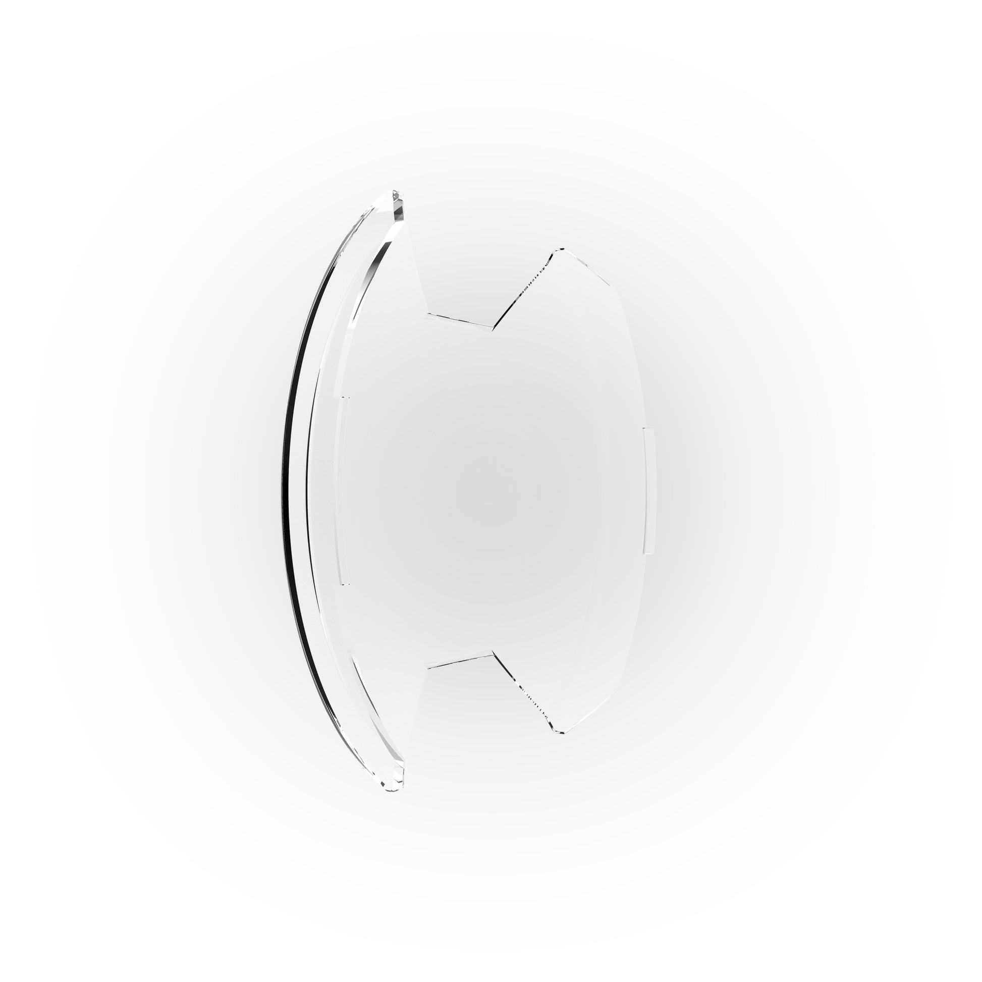 SlimLite 8 Inch LED Light Shield Clear KC HiLiTES