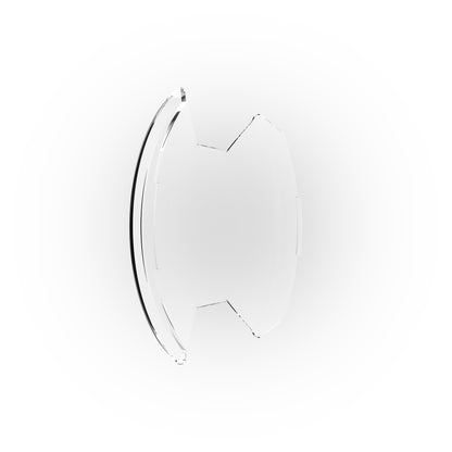SlimLite 8 Inch LED Light Shield Clear KC HiLiTES