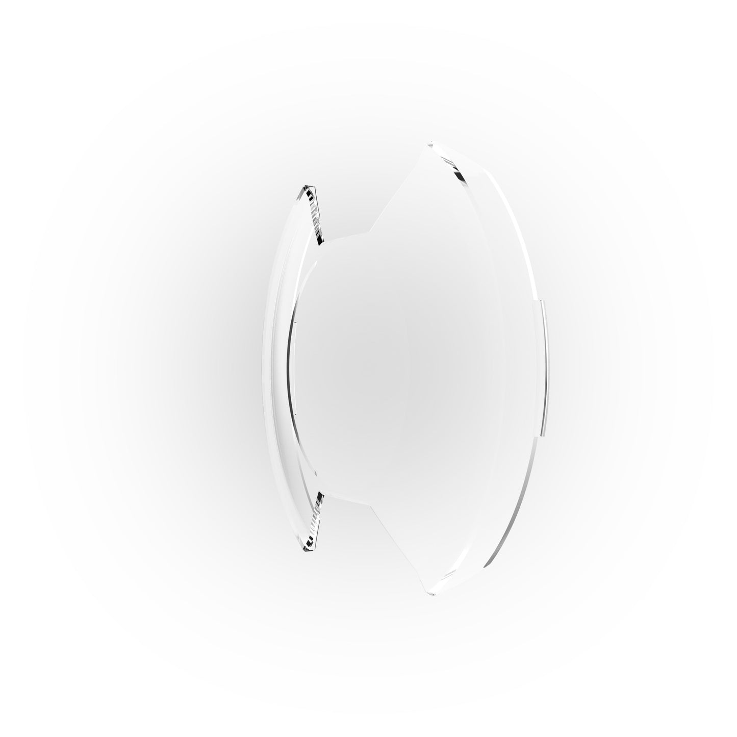 SlimLite 8 Inch LED Light Shield Clear KC HiLiTES