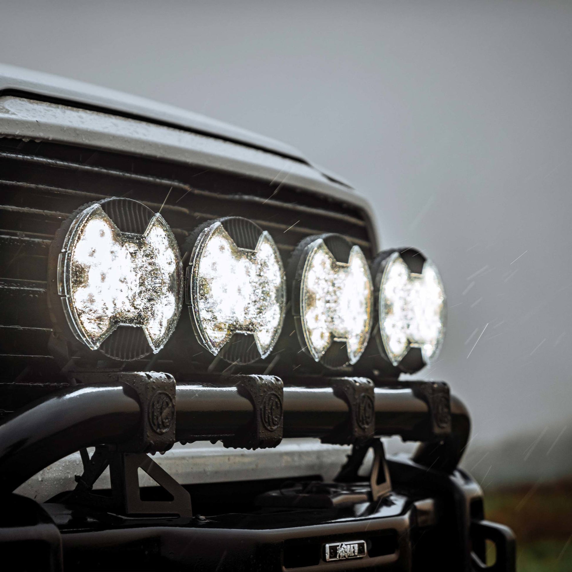 SlimLite 8 Inch LED Light Shield Clear KC HiLiTES