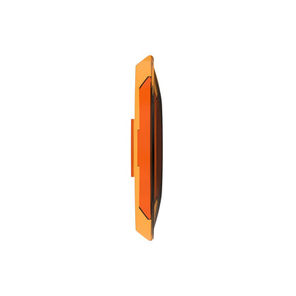 SlimLite 8 Inch LED Light Shield Amber KC HiLiTES