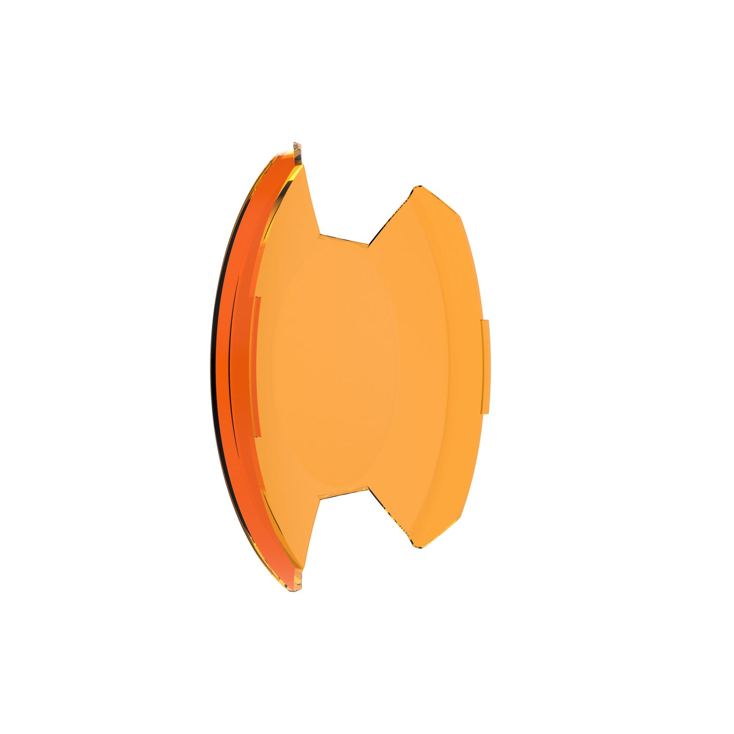 SlimLite 8 Inch LED Light Shield Amber KC HiLiTES