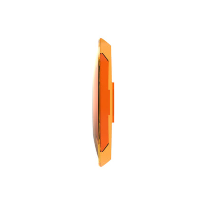 SlimLite 8 Inch LED Light Shield Amber KC HiLiTES