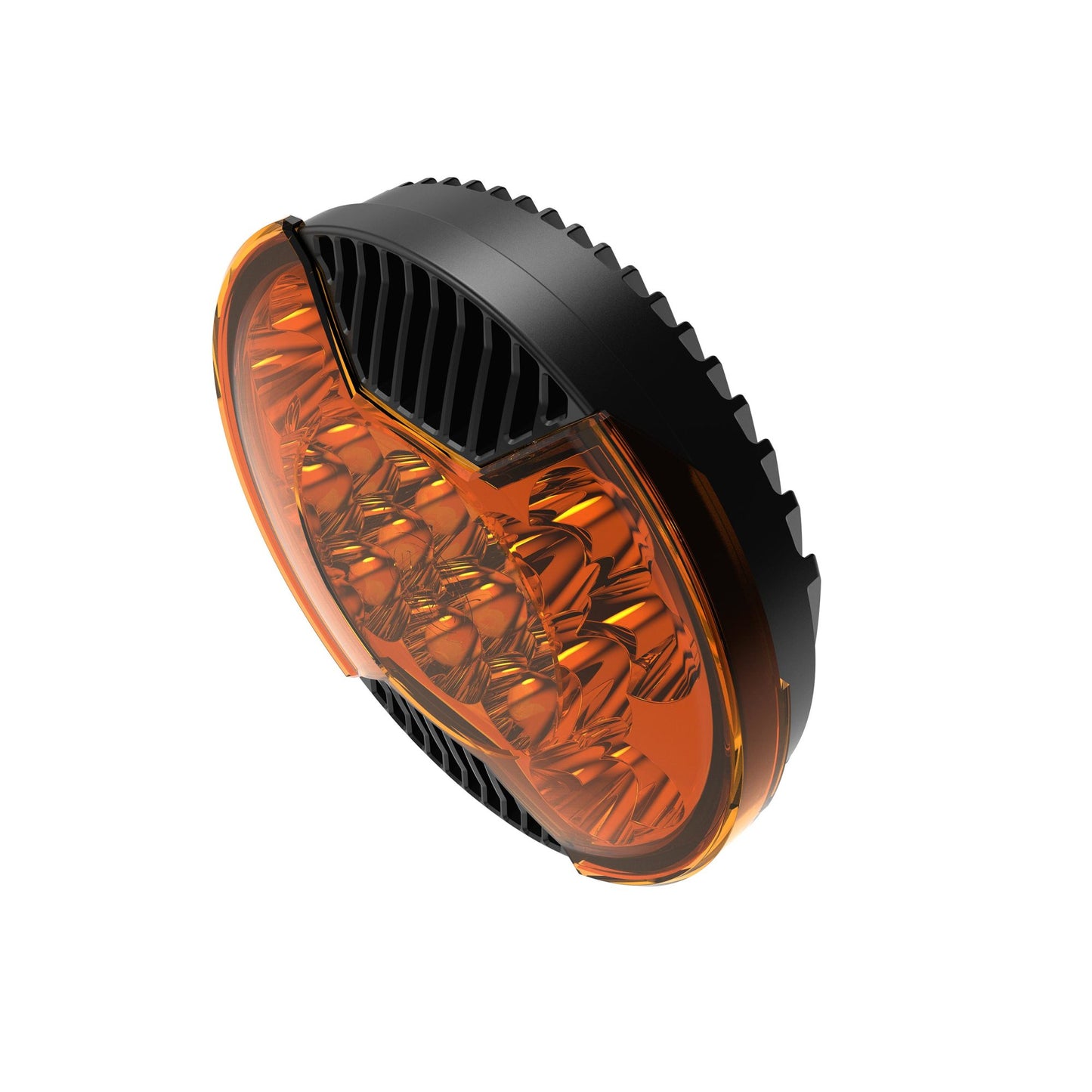 SlimLite 8 Inch LED Light Shield Amber KC HiLiTES