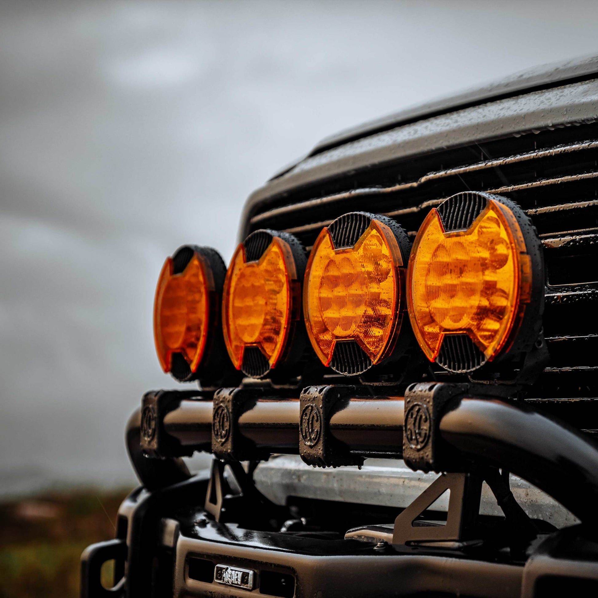 Head Light Cover Light Shield Driving Amber KC HiLiTES