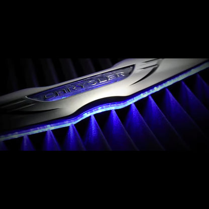 Oracle Chrysler Illuminated LED Sleek Wing - Dual Intensity - Blue