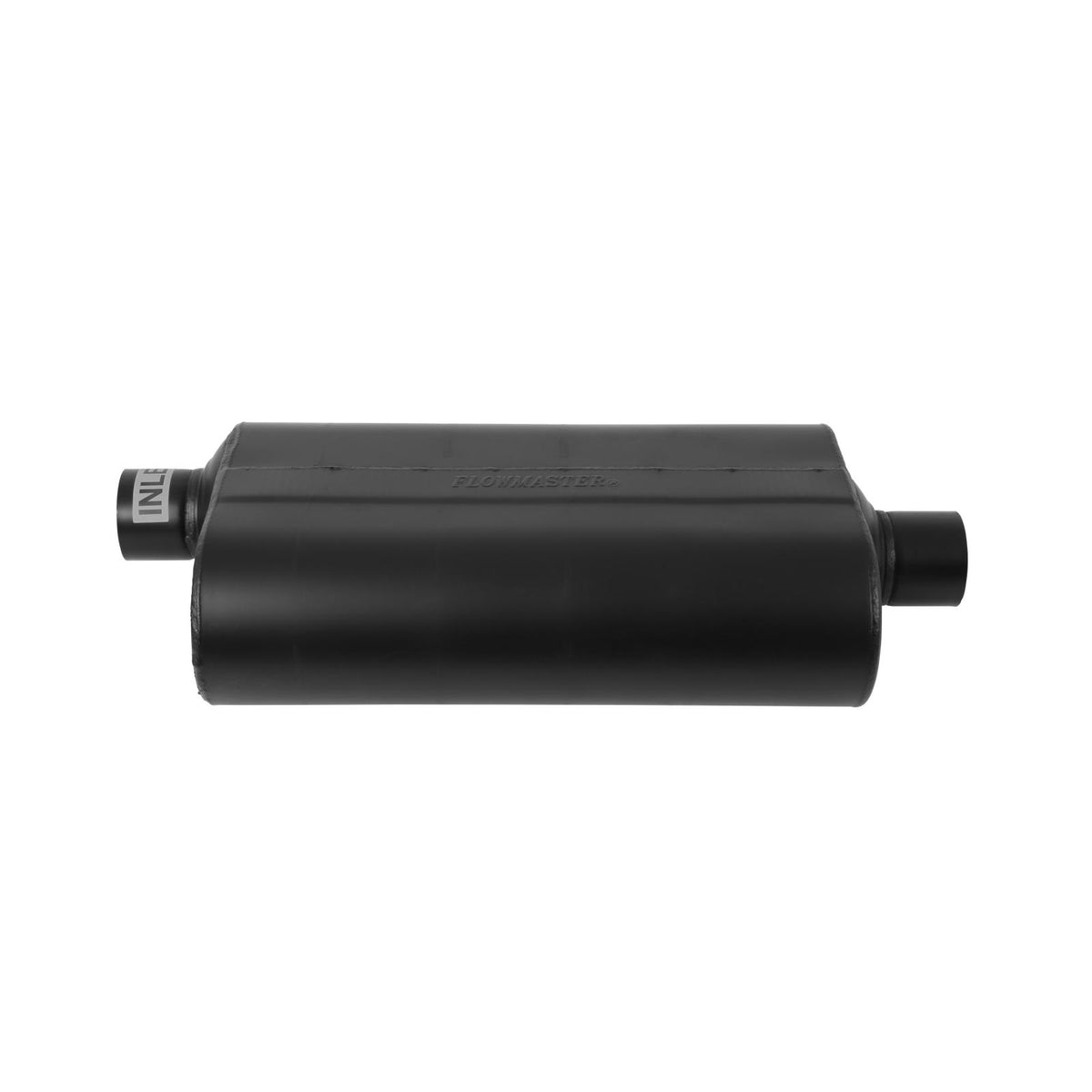 Super 50 Series Chambered Muffler Super 50 2.50 Offset In 2.50 Center Out Mild Sound Flowmaster