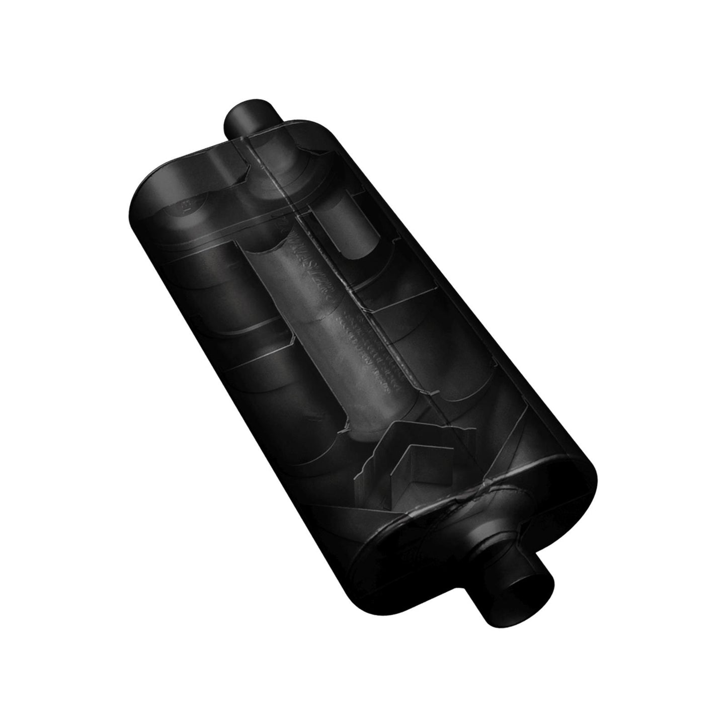 70 Series Chambered Muffler 70 Series 2.50 Offset In 2.50 Offset Out Mild Sound Flowmaster
