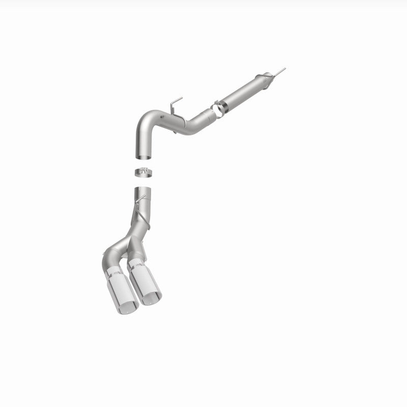 MagnaFlow CatBack 2018 Ford F-150 V6-3.0L Dual Exit Polished Stainless Exhaust - MF Series