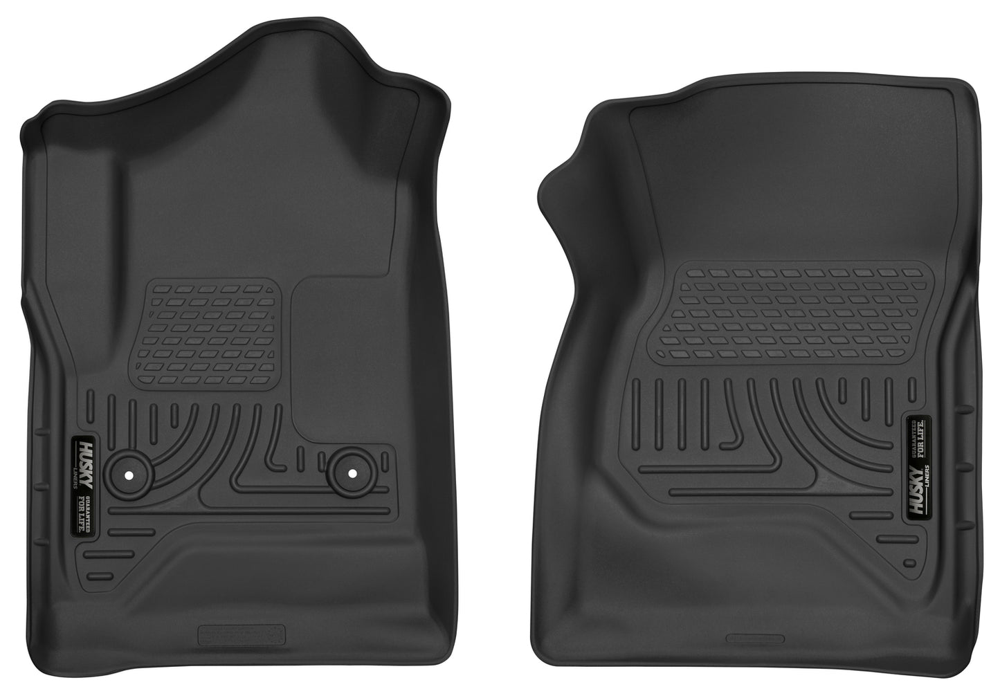 X-act Contour Front Floor Liners For 2014-2019 Silverado/Sierra 1500/2500 HD/3500 HD Husky Liners