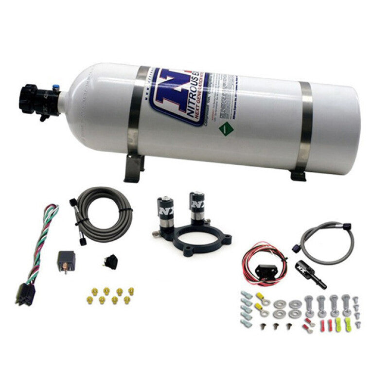 Nitrous Express Ford 3.5L/3.7L V6 Nitrous Plate Kit w/15lb Bottle