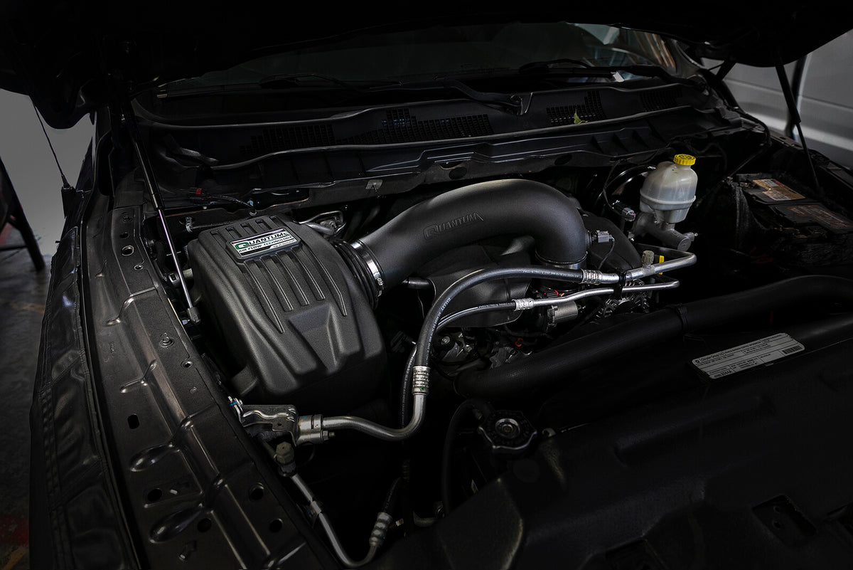 Quantum Cold Air Intake System w/ Pro 5R Filter Dodge/Ram 1500 09-18/Ram 1500 Classic 19-24 V8-5.7L Hemi aFe Power