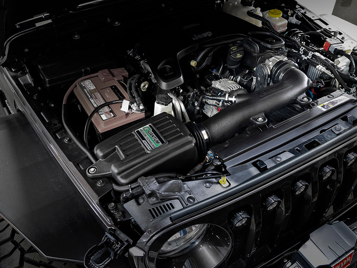 Quantum Cold Air Intake System w/ Pro 5R Filter Jeep Wrangler (Jl)/Gladiator (Jt) 18-26 V6-3.6L aFe Power