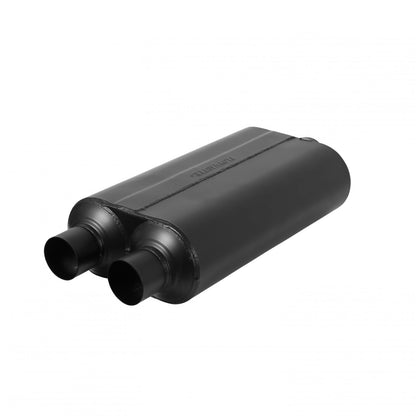 Super 50 Series Chambered Muffler Super 50 3.00 Center In 2.50 Dual Out Mild Sound Flowmaster