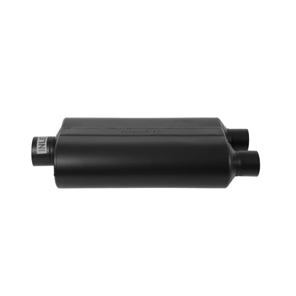 Super 50 Series Chambered Muffler Super 50 3.00 Center In 2.50 Dual Out Mild Sound Flowmaster