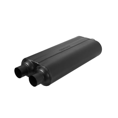 70 Series Chambered Muffler 70 Series 3.00 Center In 2.50 Dual Out Mild Sound Flowmaster