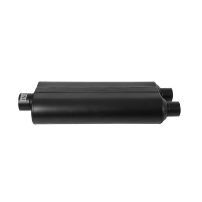 70 Series Chambered Muffler 70 Series 3.00 Center In 2.50 Dual Out Mild Sound Flowmaster