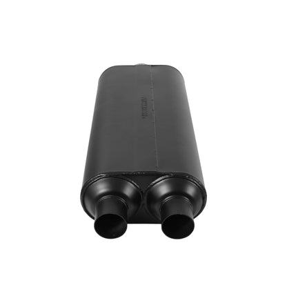 70 Series Chambered Muffler 70 Series 3.00 Center In 2.25 Dual Out Mild Sound Flowmaster