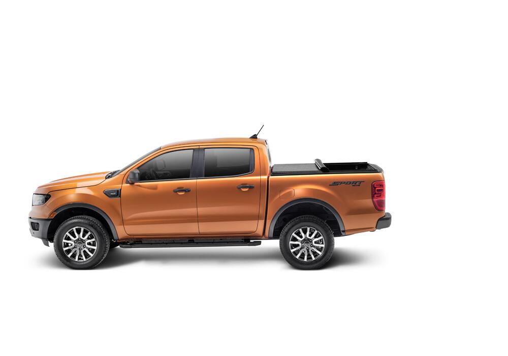 Lo Pro Tonneau Cover Black 2024-2025 Ford Ranger 5 Foot Bed Truxedo