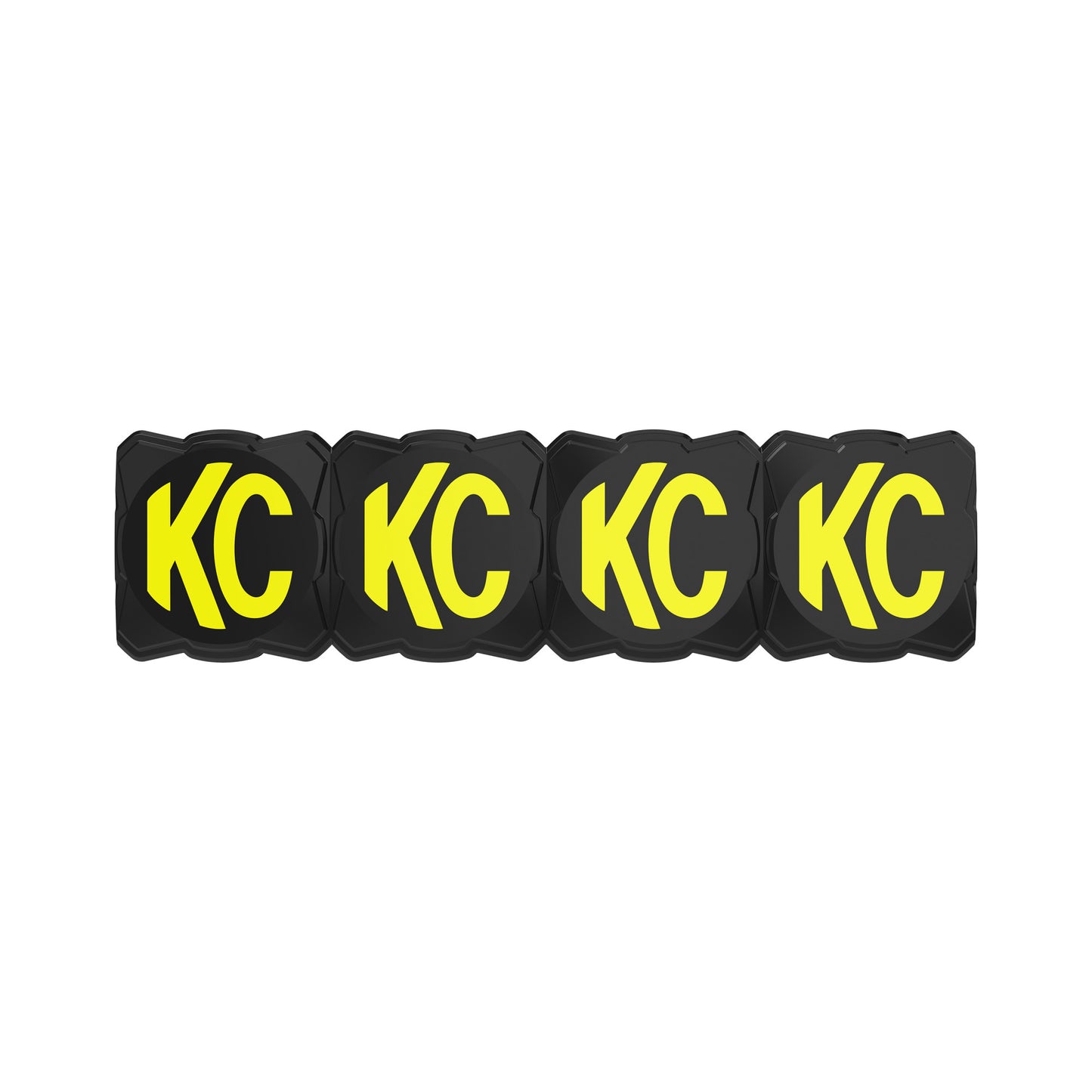 Head Light Cover Flex Era Bar 10 Inch Black/Yellow Each KC HiLiTES
