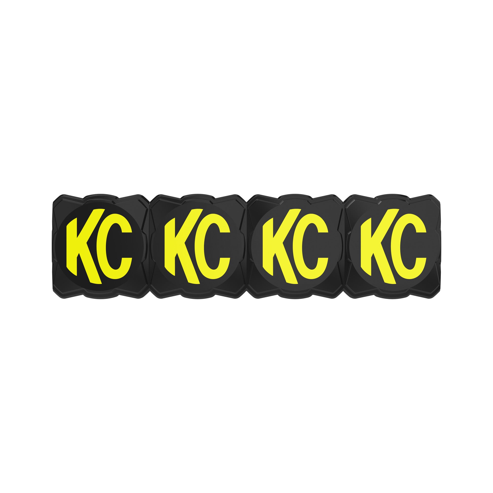 Head Light Cover Flex Era Bar 10 Inch Black/Yellow Each KC HiLiTES