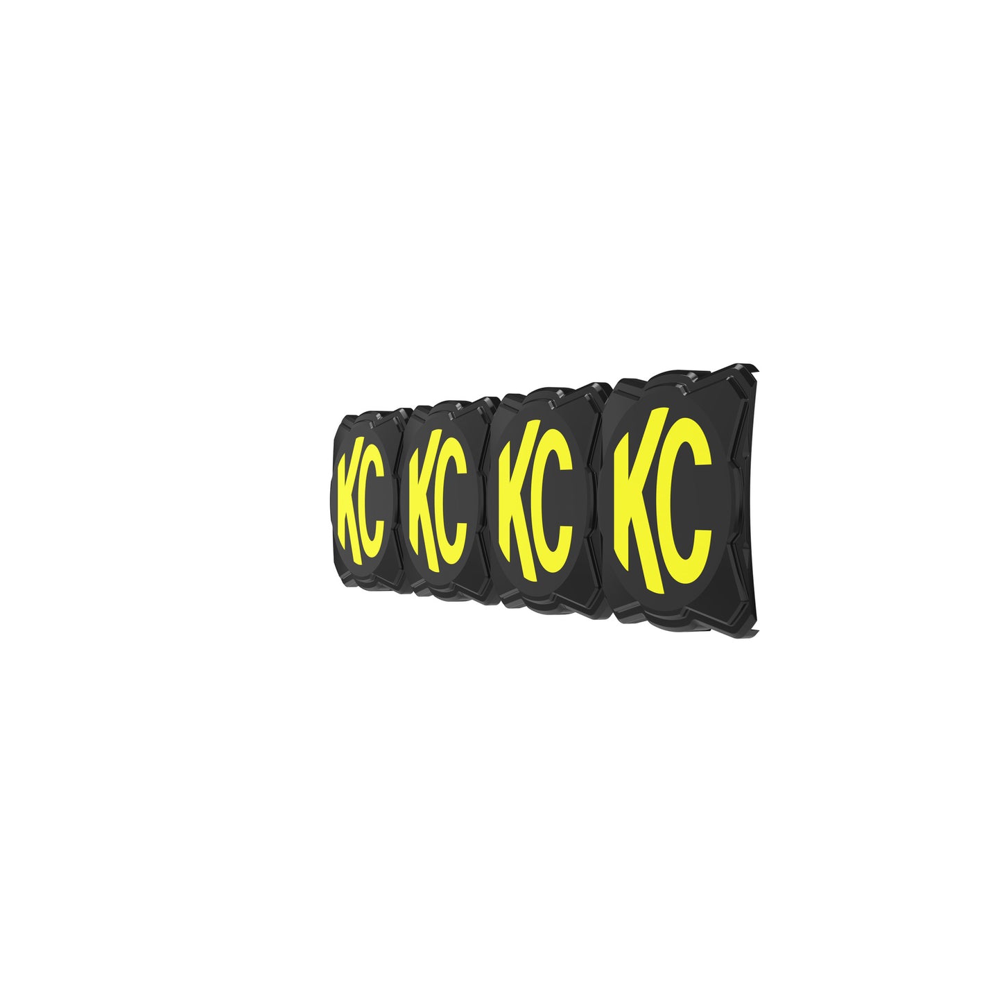 Head Light Cover Flex Era Bar 10 Inch Black/Yellow Each KC HiLiTES