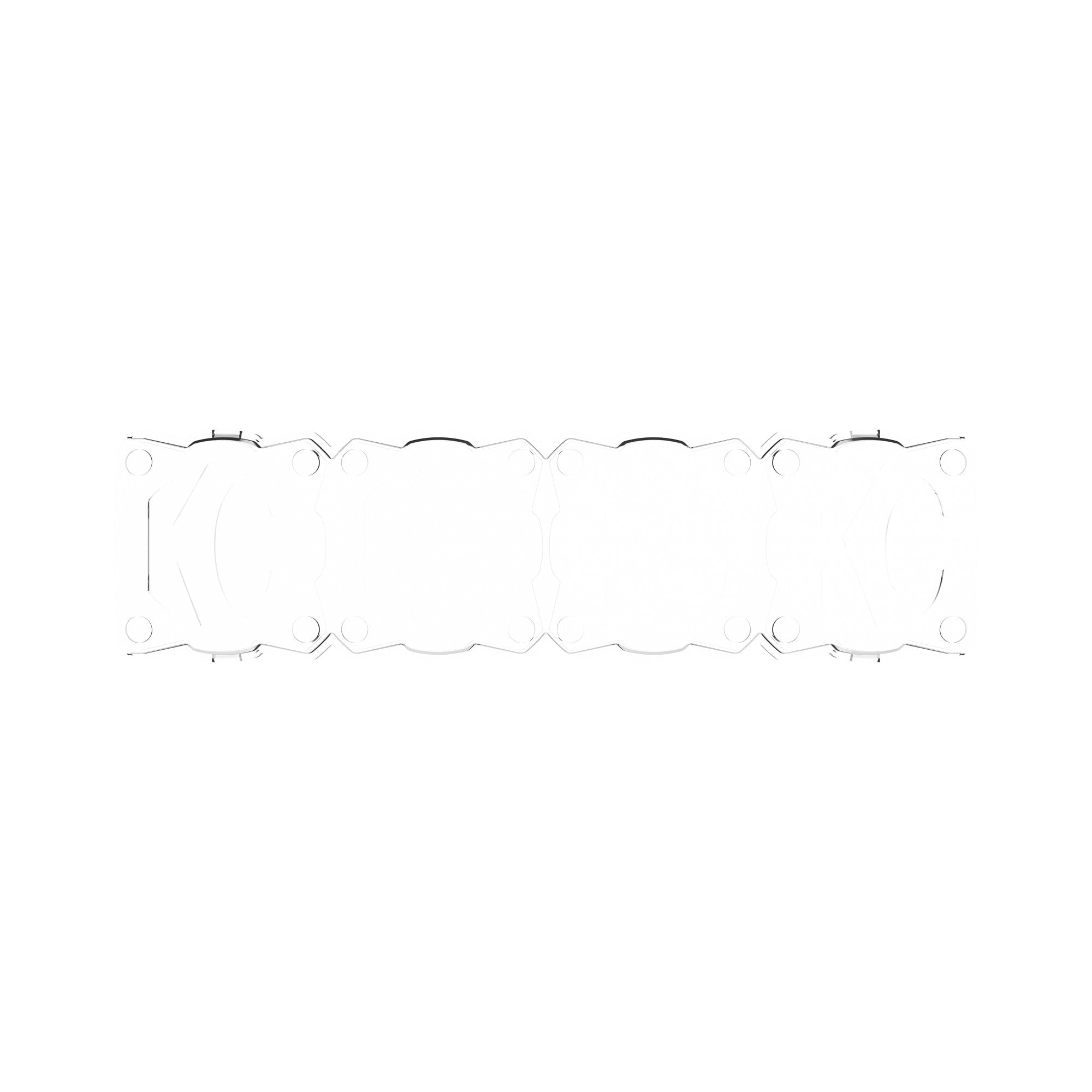 Head Light Cover Shield Flex Era Bar 10 Inch Each KC HiLiTES