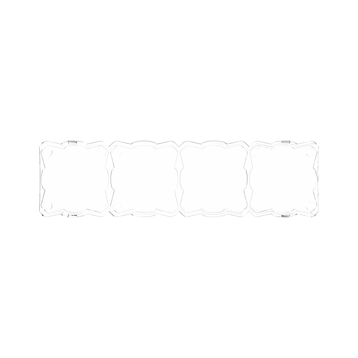 Head Light Cover Shield Flex Era Bar 10 Inch Each KC HiLiTES