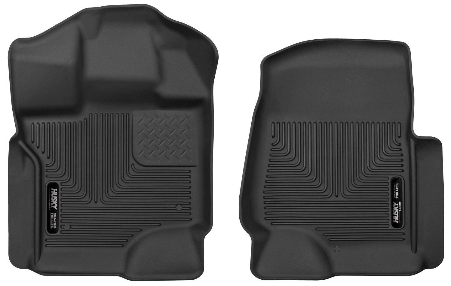 X-act Contour Front Floor Liners For 2015-2024 F-150 Lightning Husky Liners