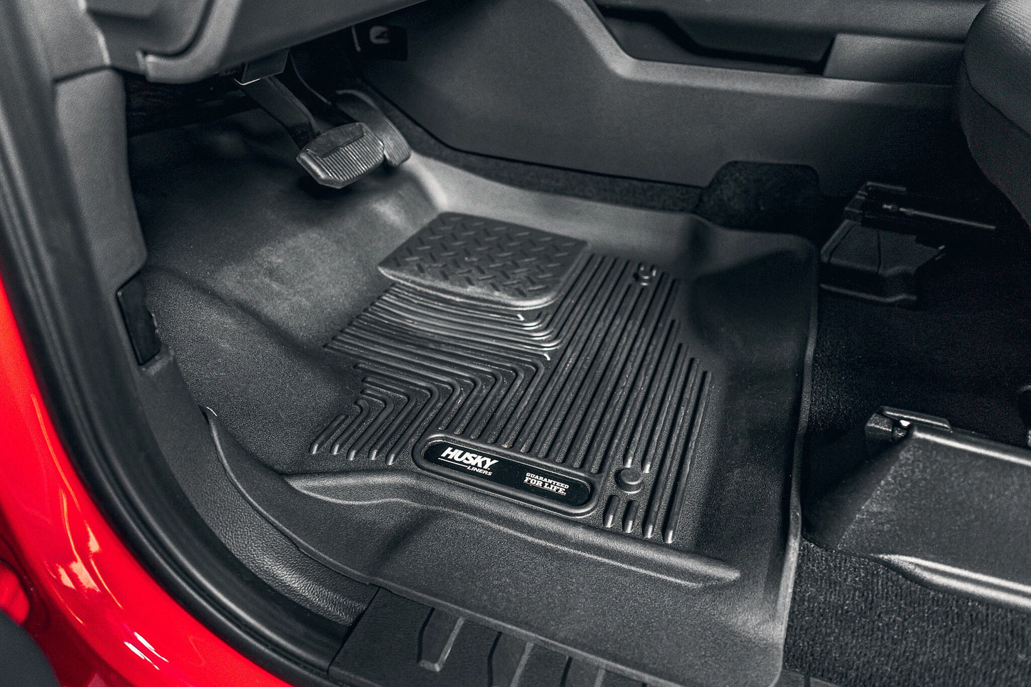 X-act Contour Front & 2nd Seat Floor Liners For 2017-2024 F-250/F-350/F-450 Super Duty Husky Liners