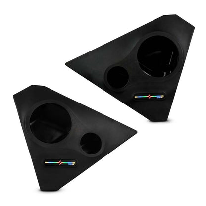 DS18 2015+ Polaris Slingshot Front Panel Enclosure Fits 2x 6.5in & 2x 3.8in Speakers (Not Included)