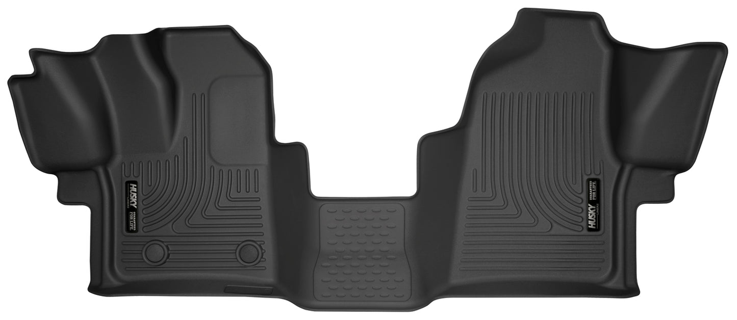 X-act Contour Front Floor Liners For 2015-2021 Transit-150, Transit-250, Transit-350 HD Husky Liners