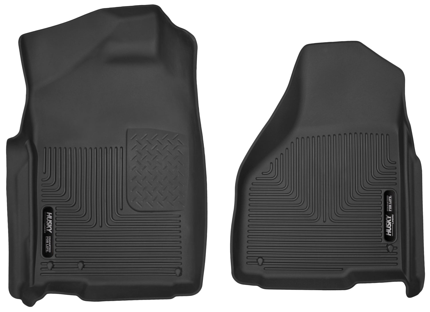 X-act Contour Front Floor Liners For 2002-2024 Ram 1500/3500, 1500 Classic, 2500, 3500 Husky Liners