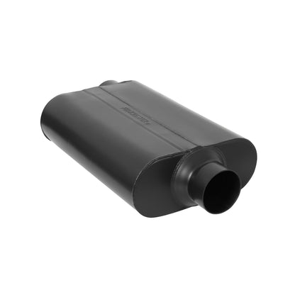 30 Series Delta Force Race Muffler 30 Series Race Muffler 3.50 Offset In 3.50 Center Out Aggressive Sound Flowmaster