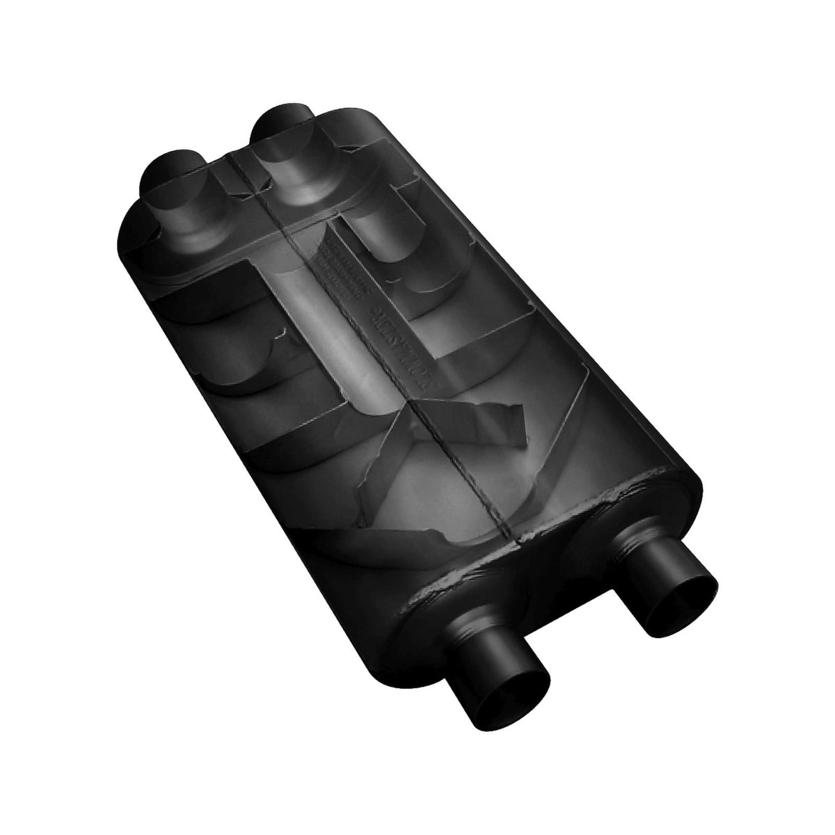 50 Series Big Block Chambered Muffler 50 Big Block 3.50 Offset In 3.50 Offset Out Mild Sound Flowmaster