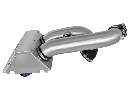 Rapid Induction Cold Air Intake System w/ Pro 5R Filter Brushed Ford F-150/Raptor 17-20 V6-3.5L (tt)/Expedition 18-21 V6-3.5L (tt) aFe Power