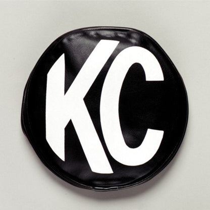 Head Light Cover 5 Inch KC Vinyl Black/White Pair KC HiLiTES